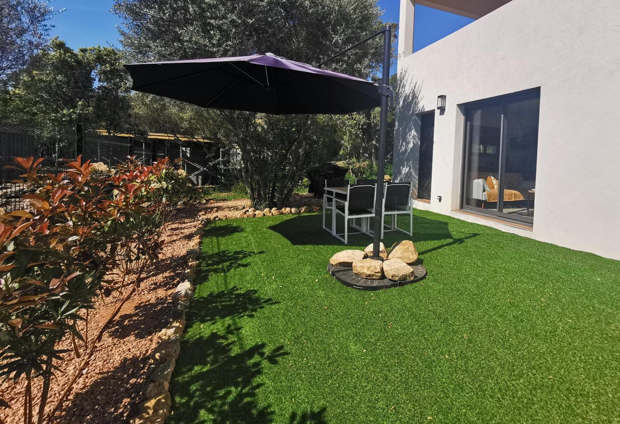 Appartement Jardin Et Piscine Les Anges Du Maquis Location Corse-Du-Sud Conca Esterno foto