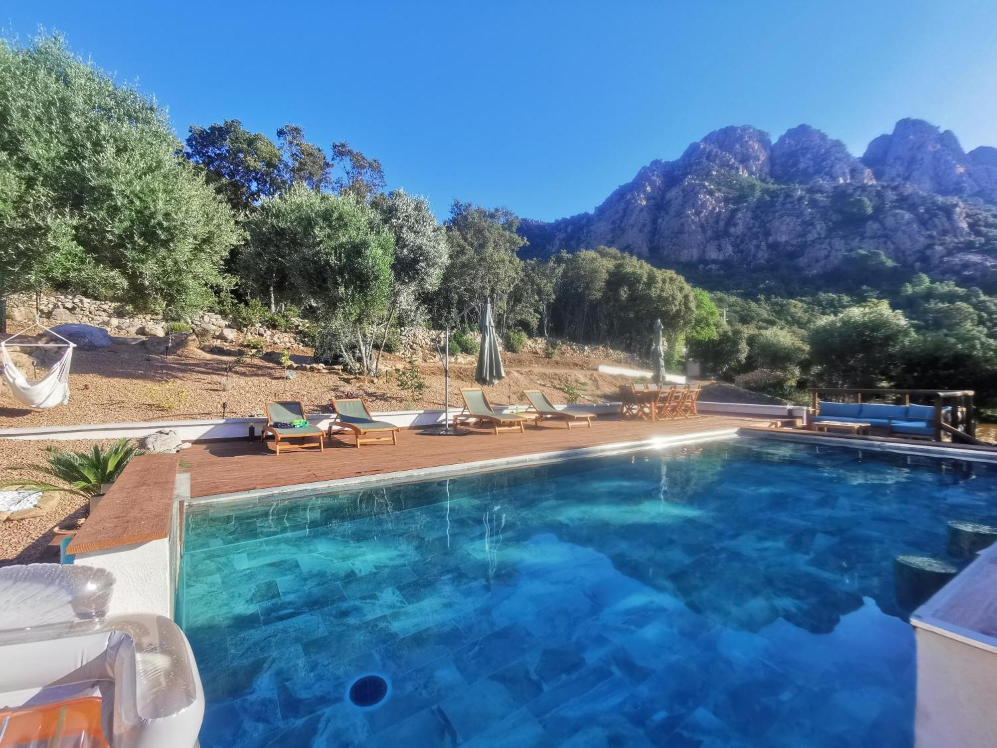 Appartement Jardin Et Piscine Les Anges Du Maquis Location Corse-Du-Sud Conca Esterno foto