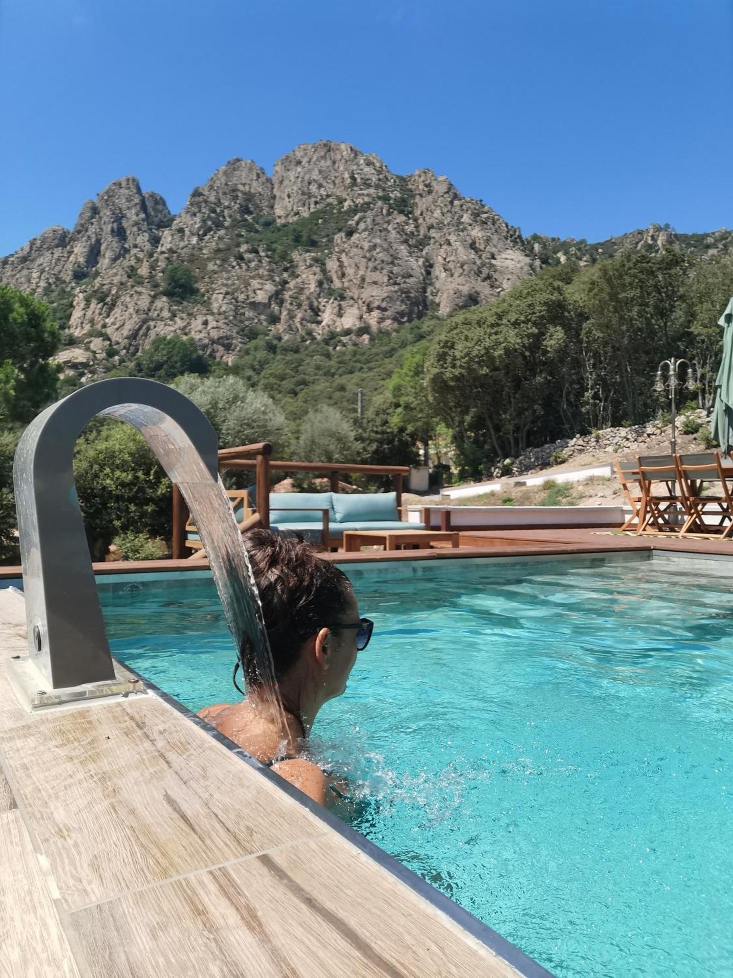 Appartement Jardin Et Piscine Les Anges Du Maquis Location Corse-Du-Sud Conca Esterno foto